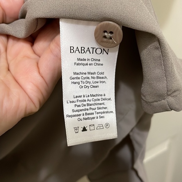 Babaton taupe light duster jacket (sz xxs) - Picture 5 of 8